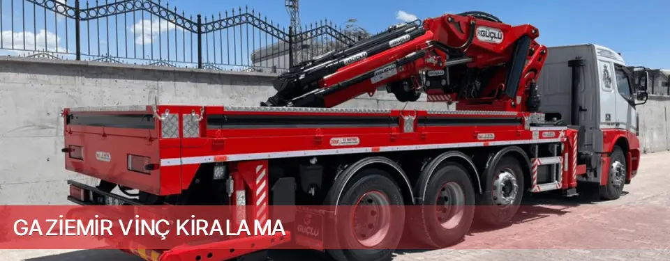 Gaziemir İlçemi Vinç Kiralama